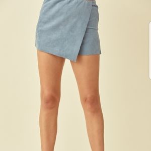 Blue Mini Skort